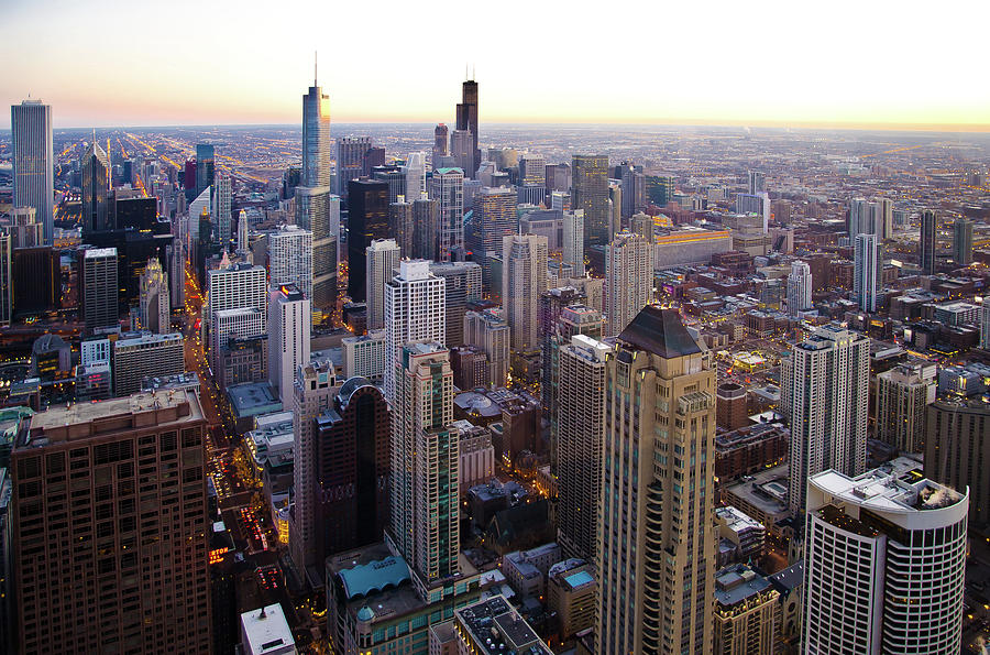 Cityscape Of Chicago by Rolour Garcia