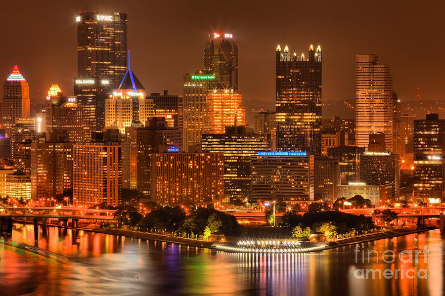 Cityscape Of Color Photograph by Adam Jewell