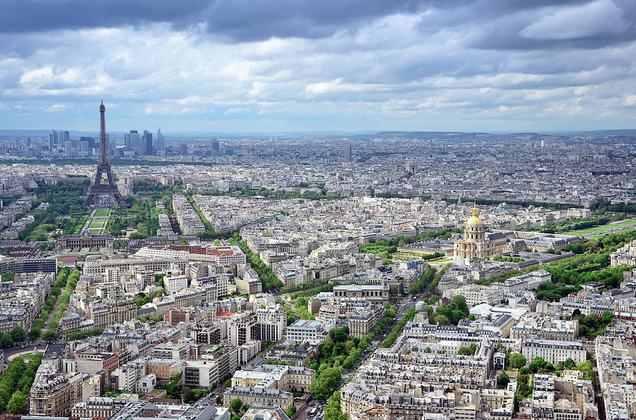 Cityscape Of Paris Photograph by Alxpin