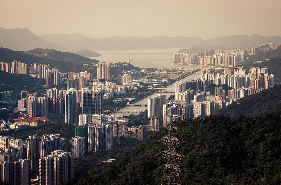 Cityscape Of Shatin And Ma On Shan Photograph by D3sign Cityscape Of Shatin And Ma On Shan Photograph by D3sign