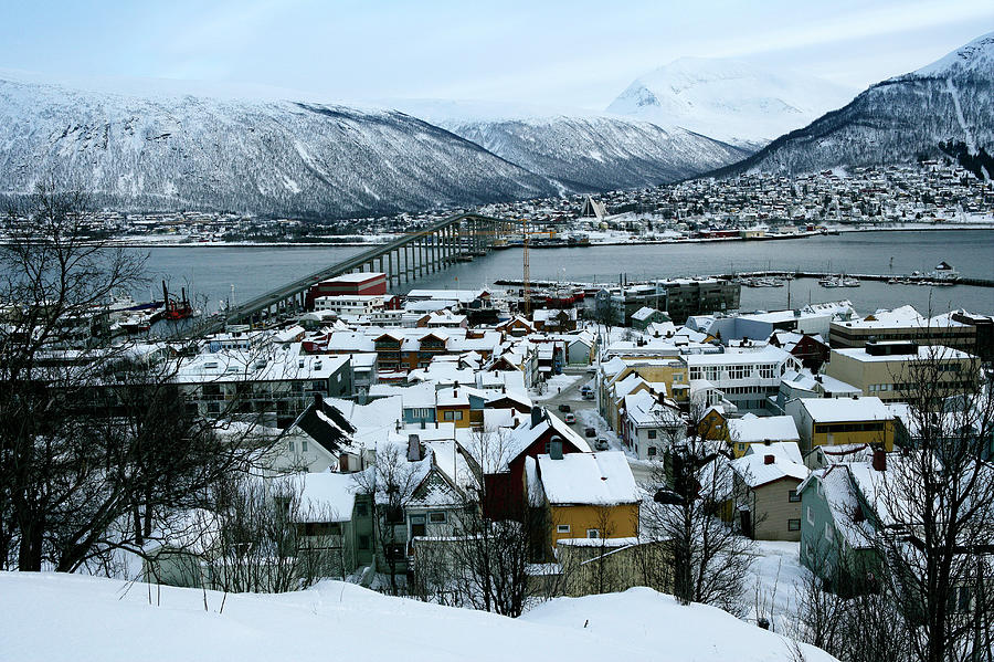 Cityscape Of Tromsø In Norway Photograph by David Santiago Garcia ...