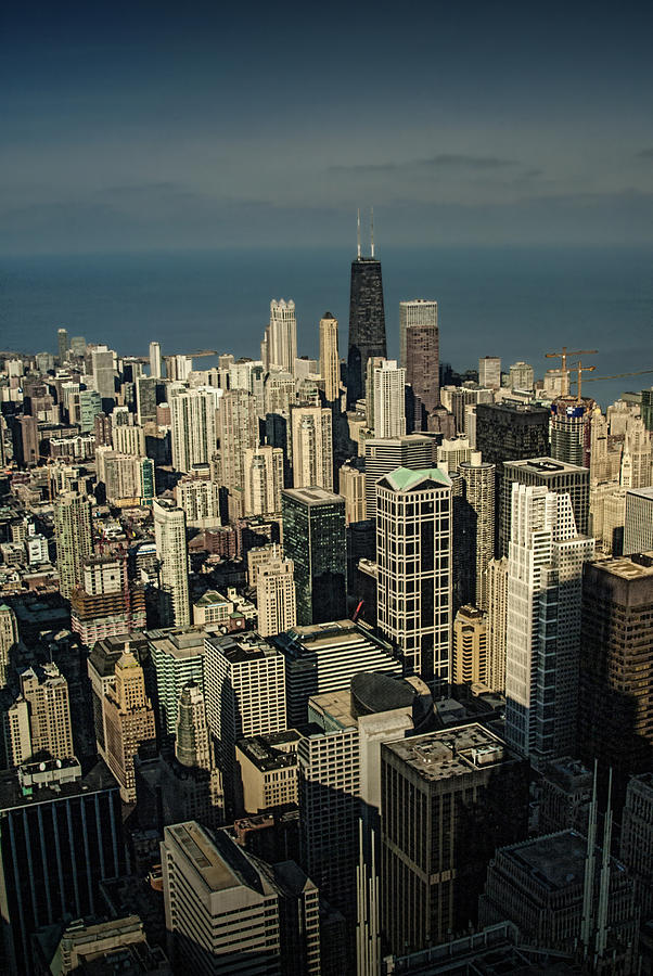 Cityscape Photograph of downtown Chicago Photograph by Randall Nyhof
