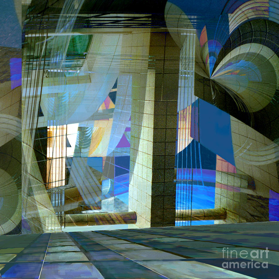 Architecture Digital Art - Cityscape by Ursula Freer