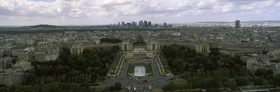 Cityscape Viewed From The Eiffel Tower Photograph by Panoramic Images