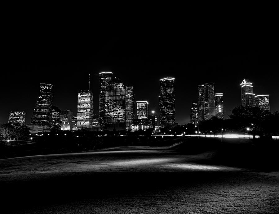 Cityspaces Black and White Photograph by Joshua House