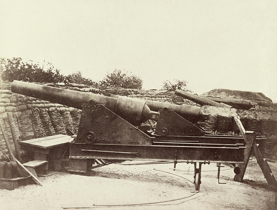 Civil War Cannons, 1862 Photograph by Granger