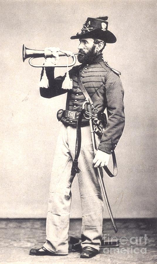 Civil War Cavalry Bugler Photograph by Thea Recuerdo