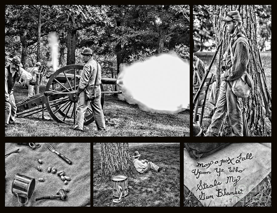 Civil War Collage Photograph by Geraldine DeBoer