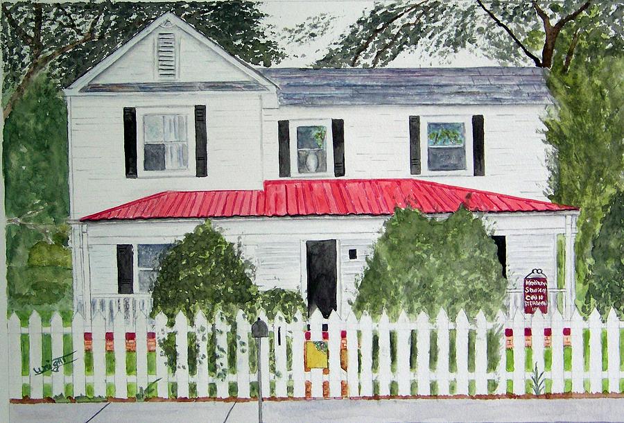 Architecture Painting - Civil War Era Queen  SOLD by Larry Wright