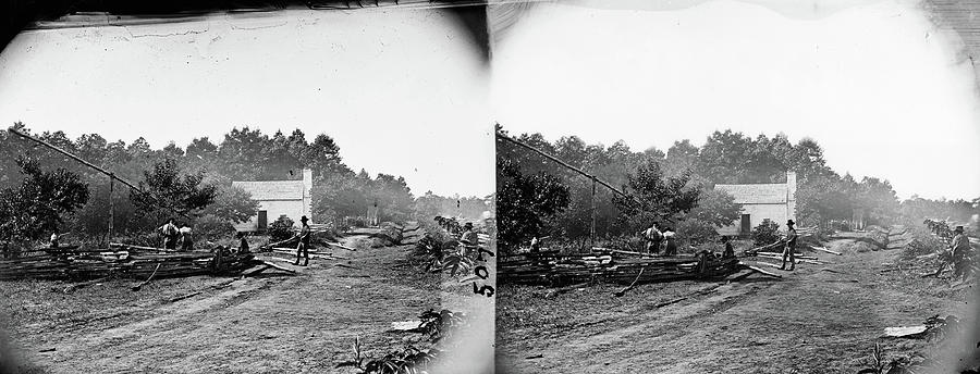 Landscape Photograph - Civil War Field Hospital by Granger