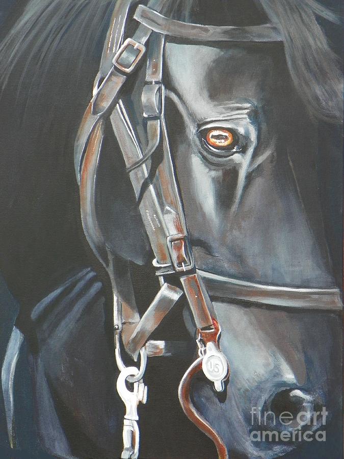 Civil War Horse Painting by David Ackerson