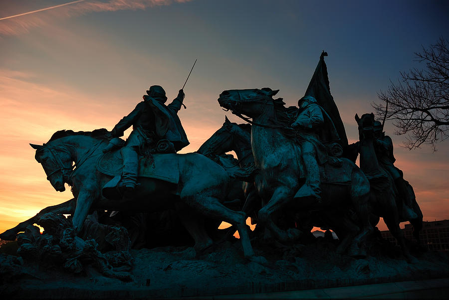 Civil War Memorial in Washington DC. Photograph by Songquan Deng