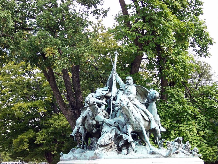 Washington D.c. Photograph - Civil War Monument by Catherine Gagne