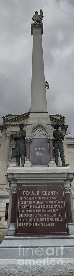 Civil War Monument Photograph by David Bearden