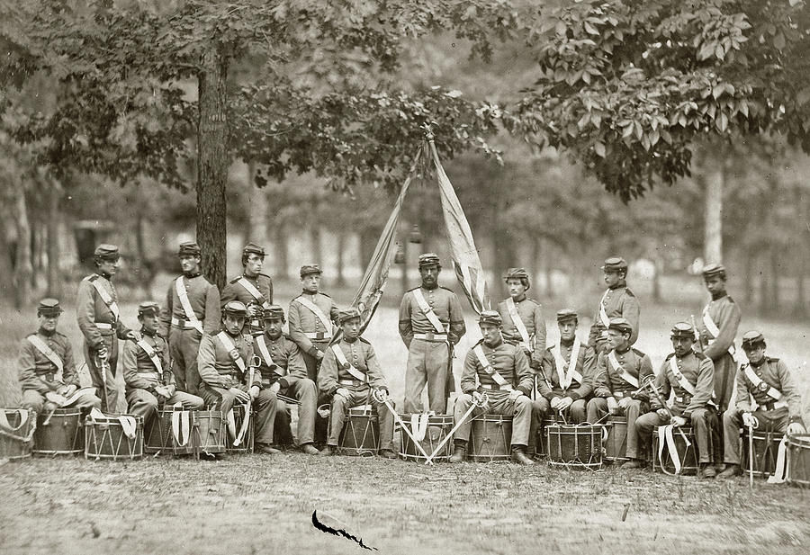 Civil War Musicians, 1861 by Granger