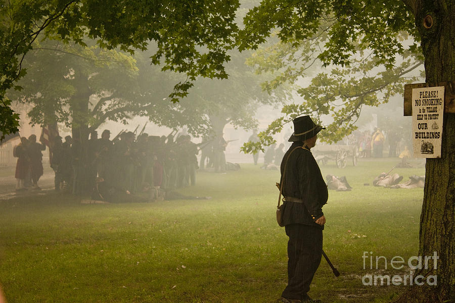 Civil War Reenactment 3 Photograph by Tom Doud