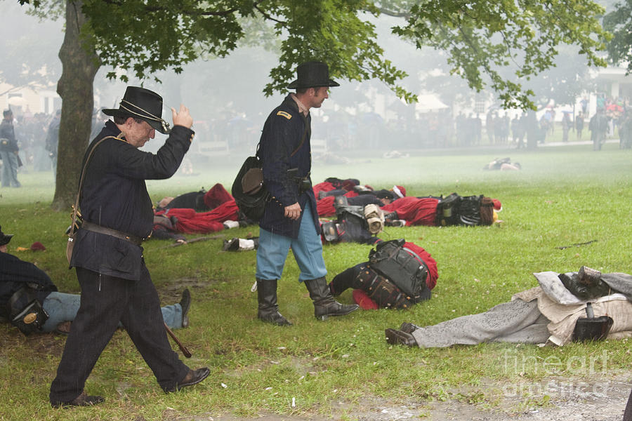 Civil War Reenactment 4 Photograph by Tom Doud