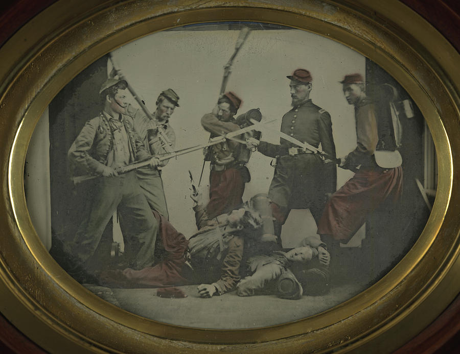 Civil War Reenactment Photograph by Granger