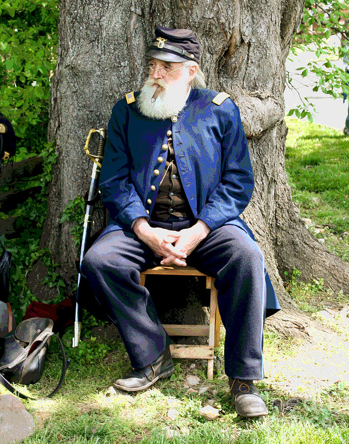 Civil War Soldier Photograph by Larry Oskin