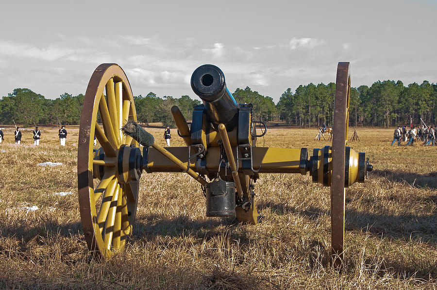 Civil War - Union Artillery Photograph by John Black