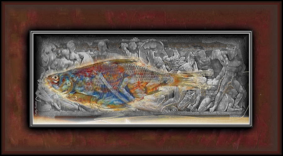 Fish Mixed Media - Civilisations sequences.. by Freddy Kirsheh