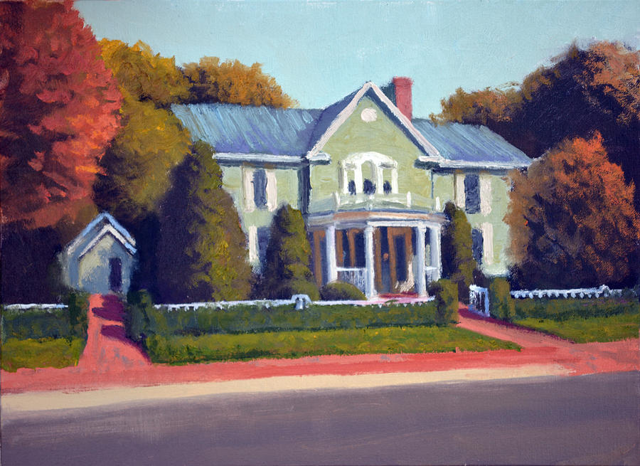 Landscape Painting - Claiborne House Autumn by Armand Cabrera