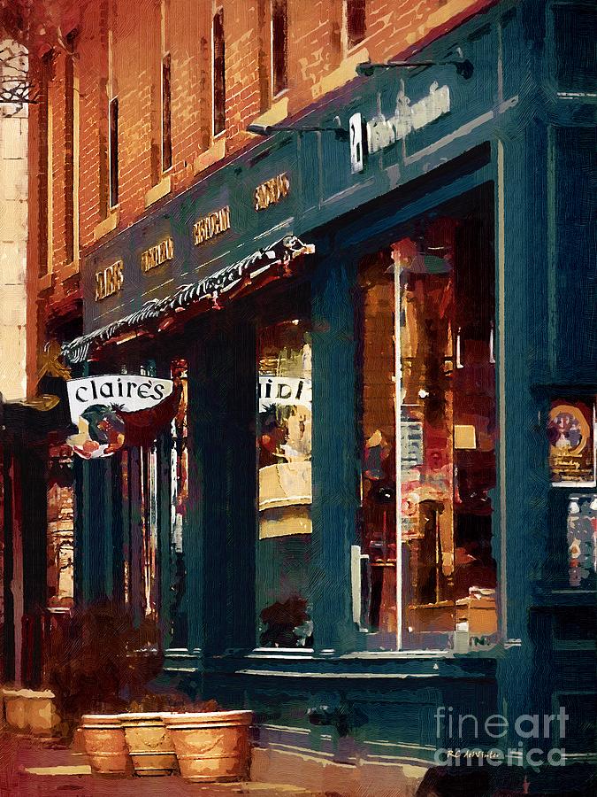 Claires on College Street Painting by RC DeWinter
