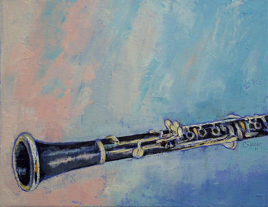 Clarinet Painting by Michael Creese