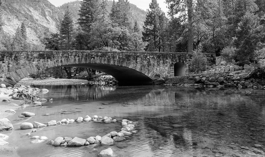 Clark Bridge in Yosemite Valley Photograph by John M Bailey