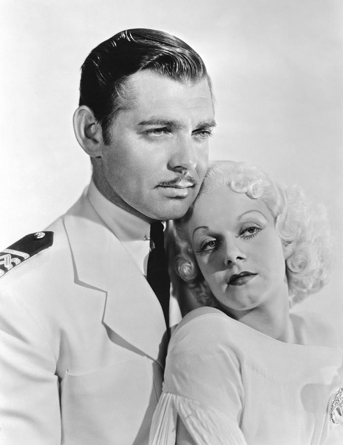 Clark Gable & Jean Harlow Photograph by Underwood Archives