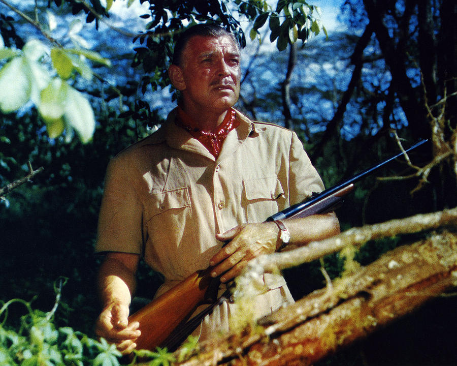 Clark Gable in Mogambo  Photograph by Silver Screen