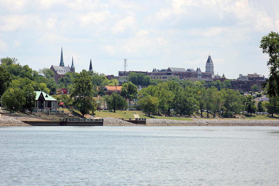 Clarksville Tennessee Skyline Photograph by Gary Baker