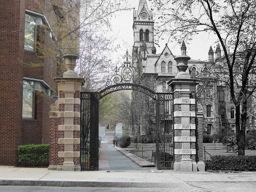 Class of 1893 Memorial Gate Photograph by Eric Nagy