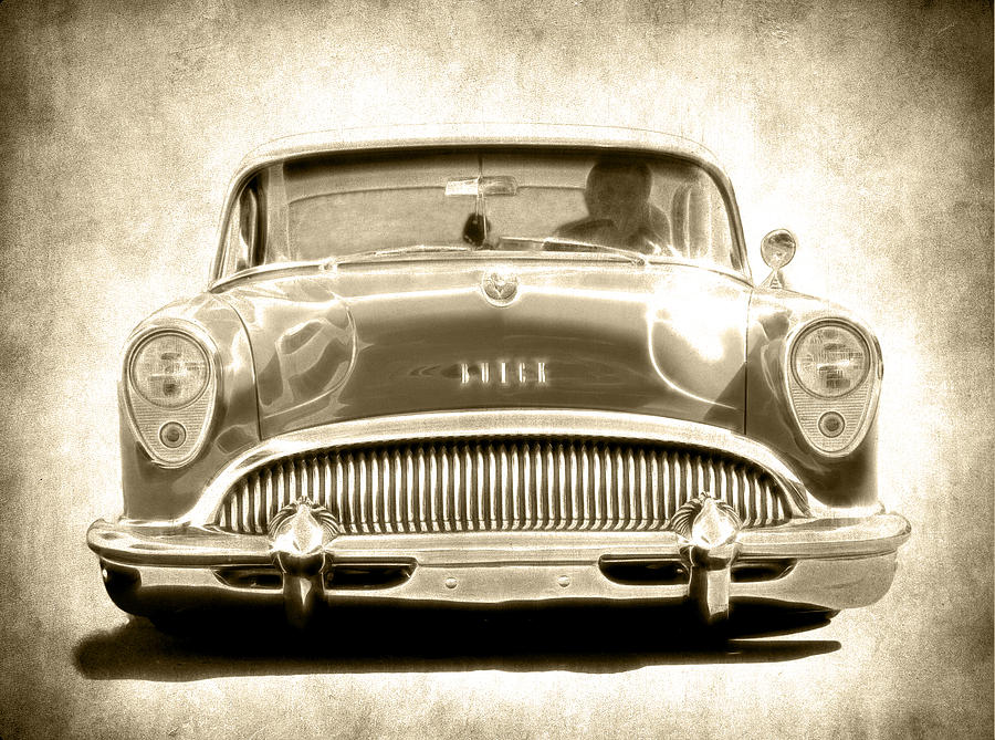 Vintage Photograph - Classic 1954 Buick by Steve McKinzie