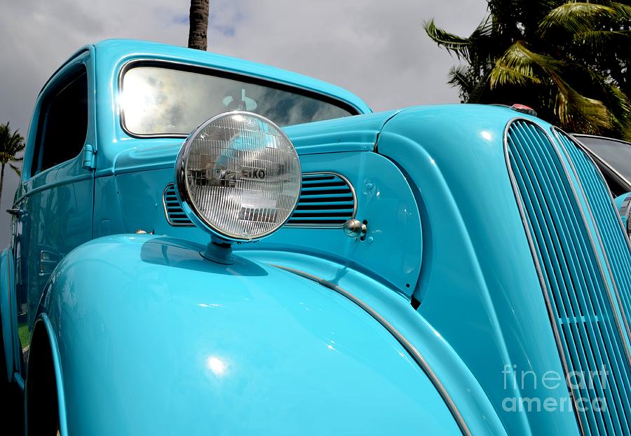 Car Photograph - Classic Anglia Front Fender View by Mary Deal