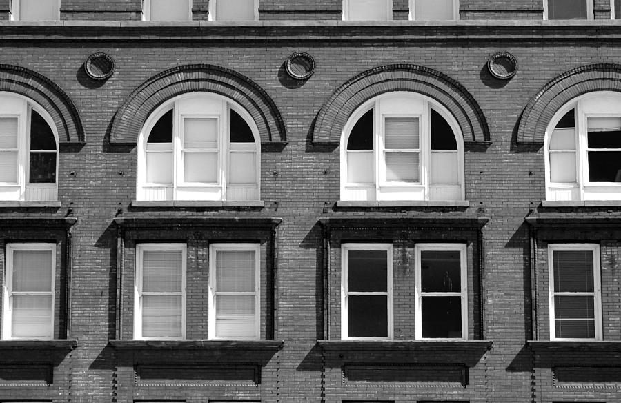 Classic Architecture 3 Black and White Photograph by Mary Bedy