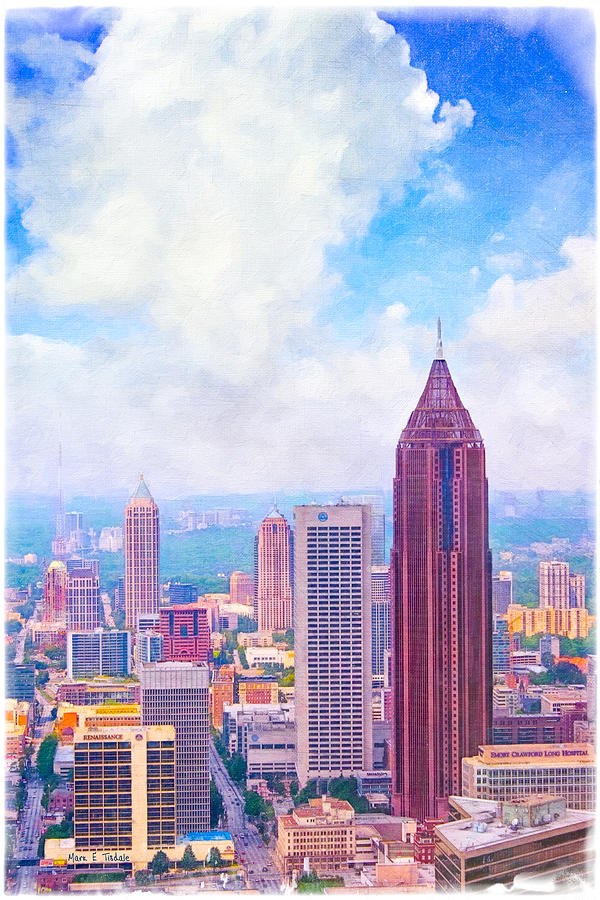 Classic Atlanta Midtown Skyline Photograph by Mark Tisdale