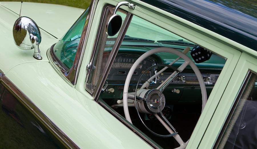 Classic automobile interior Photograph by Mick Flynn