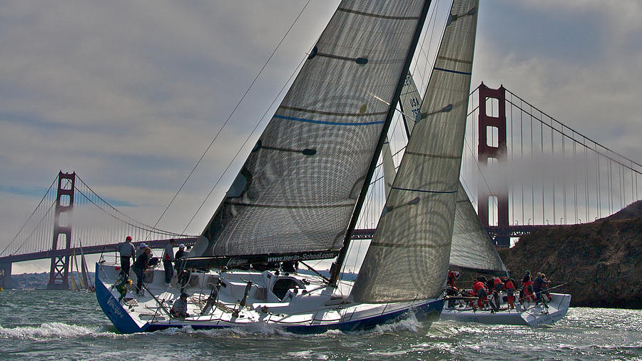 San Francisco Photograph - Classic Bay Yachting by Steven Lapkin