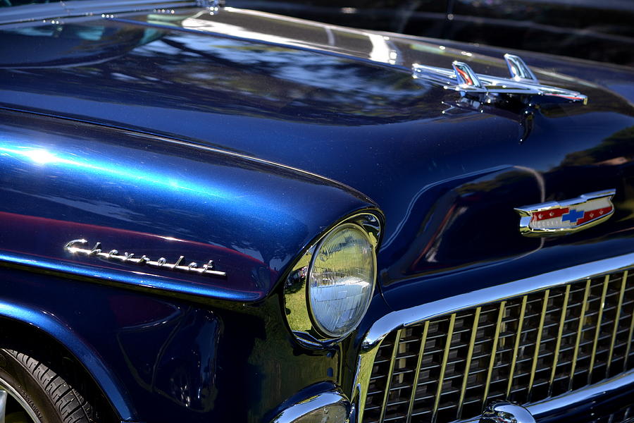 Classic Blue Chevy Photograph by Dean Ferreira
