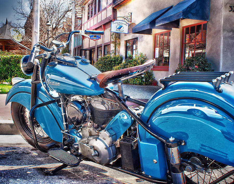 Classic Blue Indian Chief Photograph by Steve Benefiel