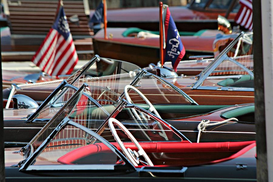 Classic Boats Photograph by Steve Natale
