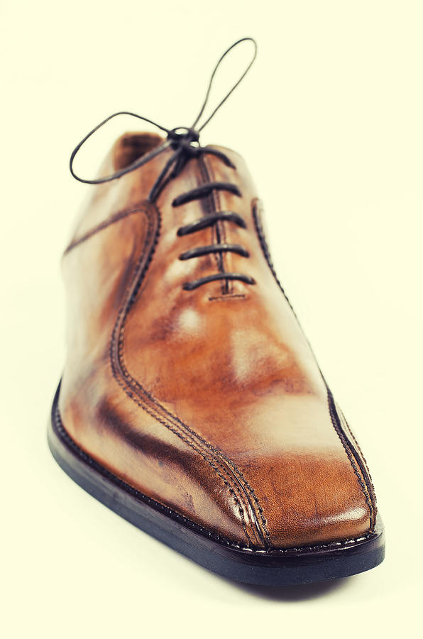 Classic brown shoe Photograph by Samir Hanusa | Fine Art America