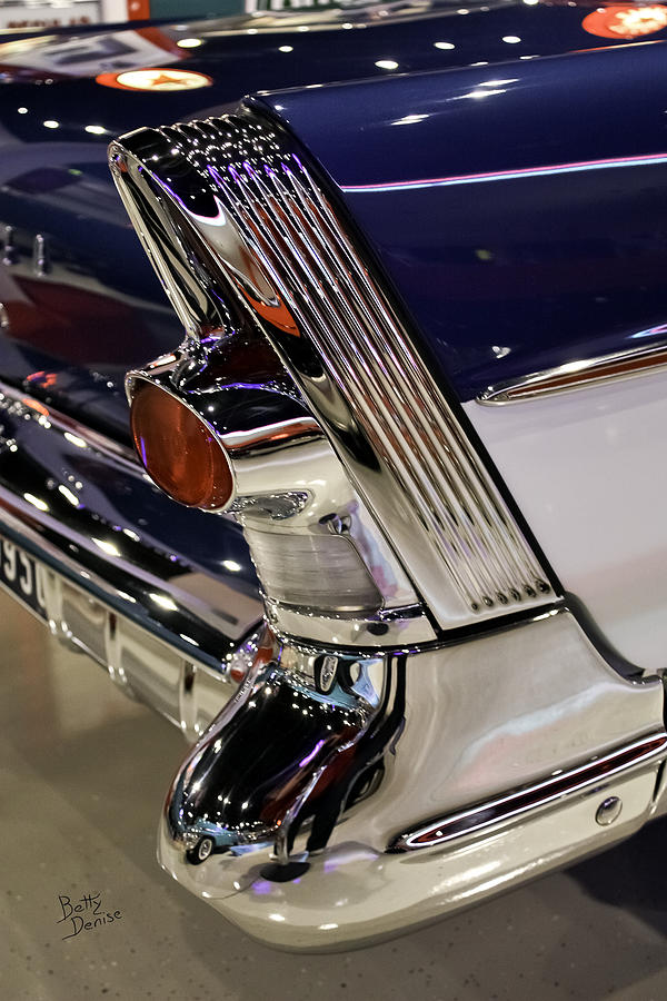 Car Photograph - Classic Buick Tail Light by Betty Denise