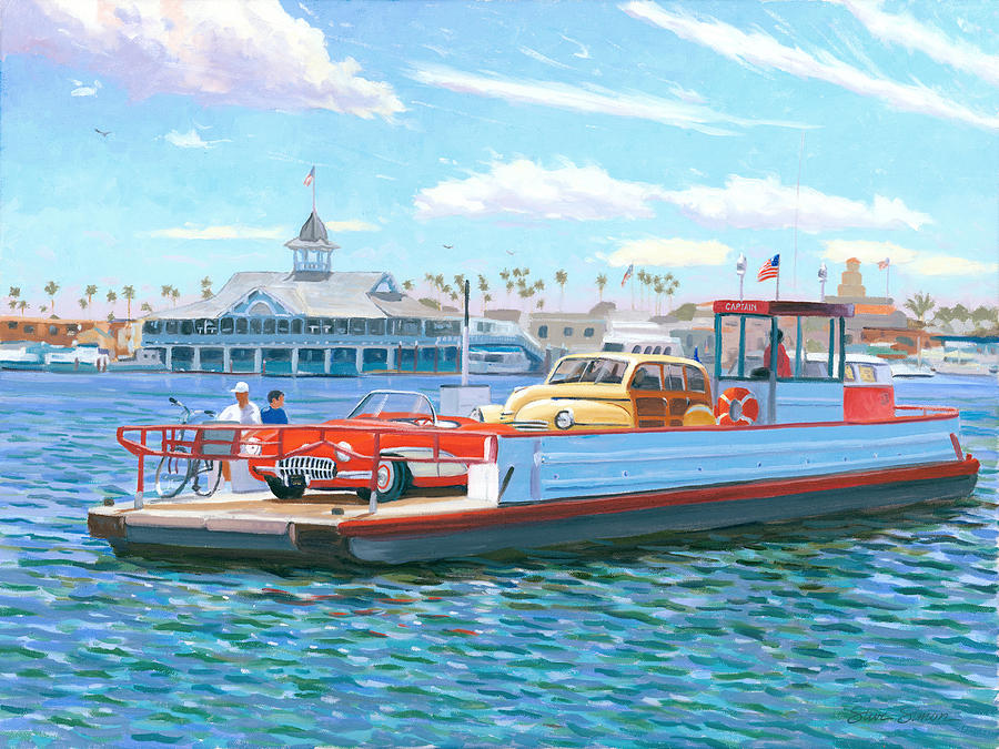 Car Painting - Classic California by Steve Simon