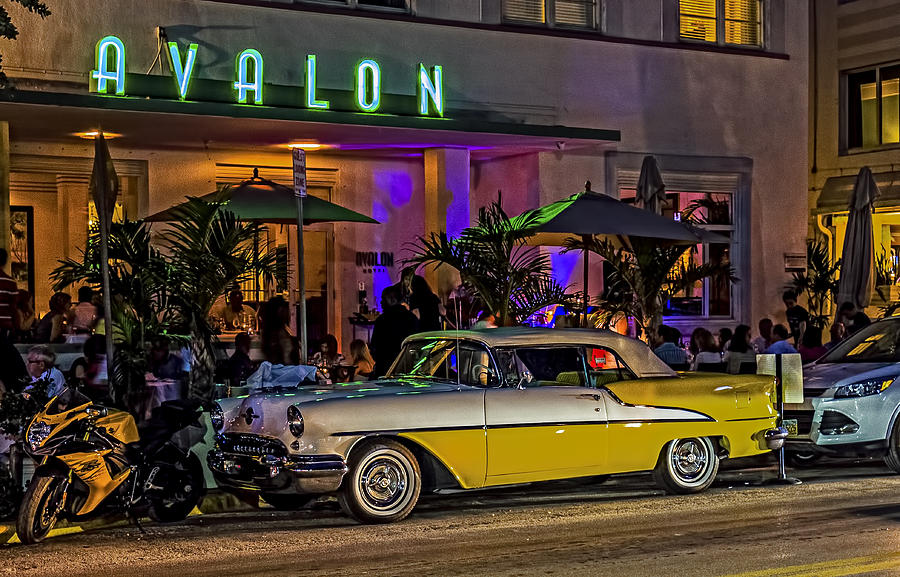 Classic Car at the Avalon Photograph by Rob Tullis