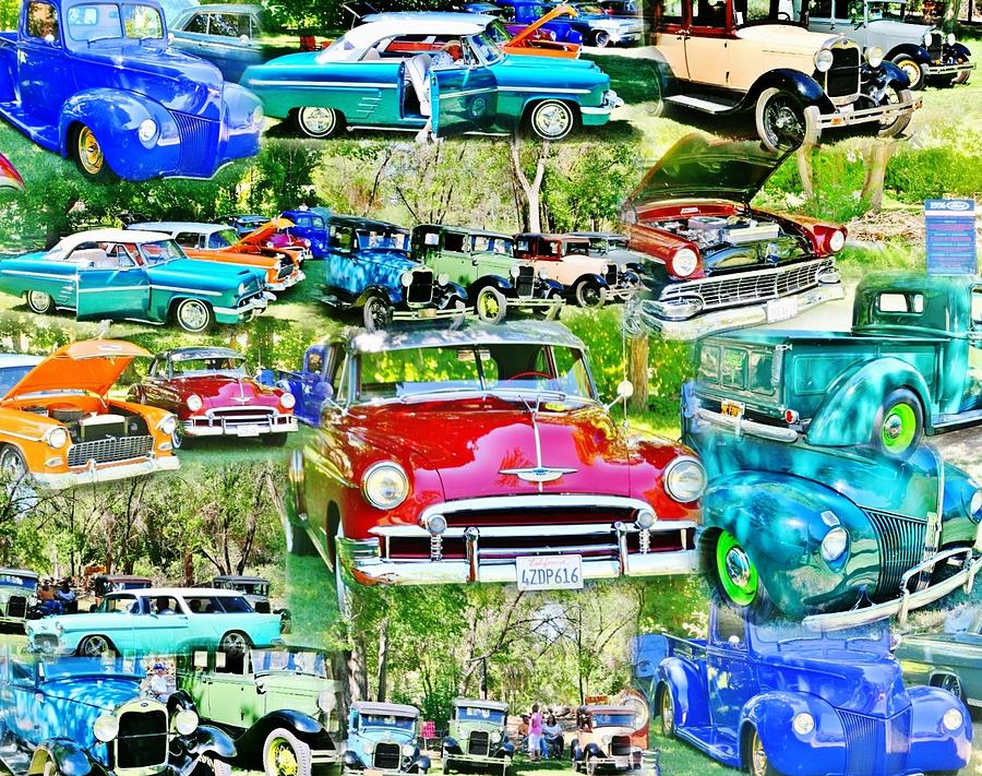 Classic Car Collage Photograph by Marilyn Diaz