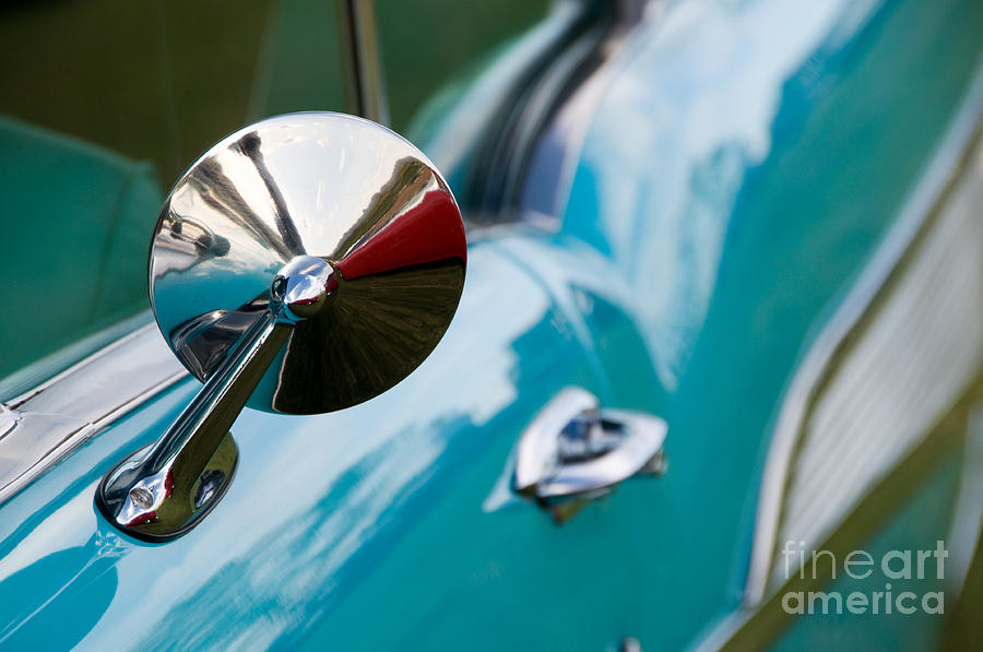 Transportation Photograph - Classic Car Mirror by Oscar Gutierrez