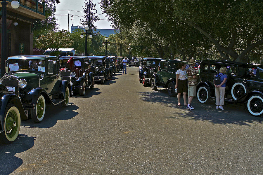 Classic Car Row Photograph by SC Heffner