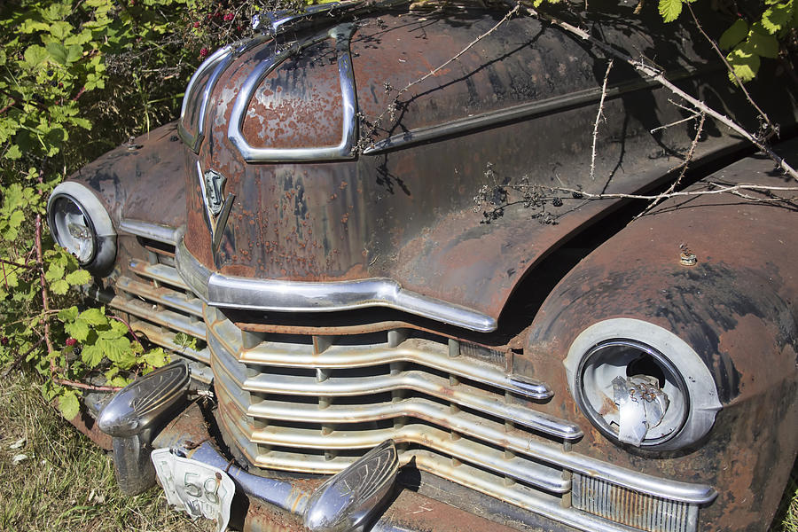 Classic Car with Rust Photograph by Cathy Anderson